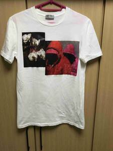 正規 18SS Dior Homme ディオール オム クリスヴァンアッシュ期 Francois Bard フランソワ バール Tシャツ カットソー 白 XXS 733J603I2812