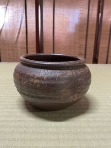 古備前 建水 茶こぼし こぼし 胡麻 茶道具 