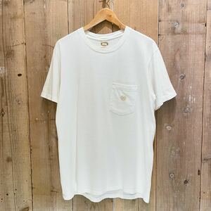 【サイズ L】 80s USA製 BANANA REPUBLIC タイガー プリント ポケット Tシャツ ビンテージ アメリカ古着 バナリパ バナナリパブリック