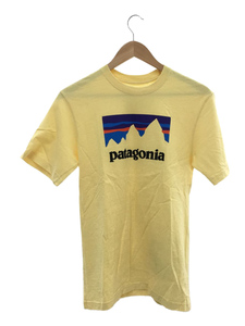 patagonia◆パタゴニア/Tシャツ/XS/コットン/イエロー/プリント/39175