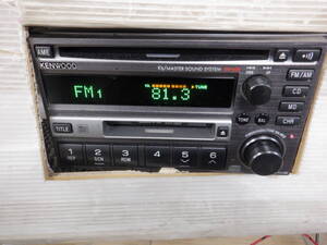 即決　H12年 BE5(C) レガシィ セダン RSK ターボ BH5 純正 KENWOOD ケンウッド GX-608 CD MD デッキ /14【6-20402】86320