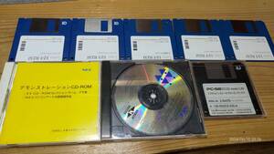 PC9821Cbmodel2,2DシステムインストールFD,CD+デモンストレーションCD-ROM