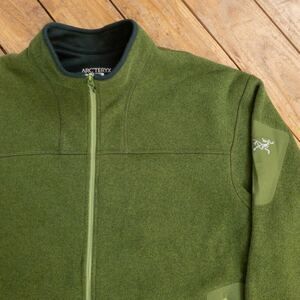 USA古着 アークテリクス ARCTERYX‘ フルジップフリース メンズ XLサイズ ジャケット キャンプ アウトドア ギア ポーラテック 保温 J3538