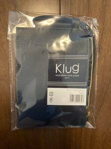 【送料無料】スマホ ネックポーチ klug smart phone neck pouch iphone android スマホケース navy