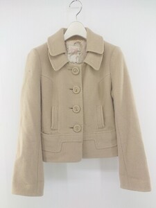 ◇ WILLSELECTION ウィルセレクション 長袖 ジャケット サイズ0 ベージュ系 レディース P