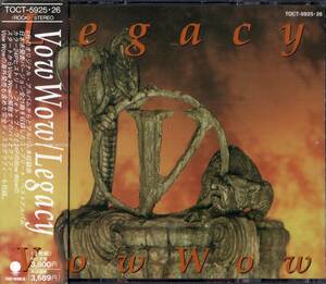 即： VOW WOW / BOW WOW 「 LEGACY 」2CD/帯付