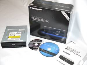 ■Pioneer BDR-S08J-BK BD-R/REドライブ ブラック Blu-ray ブルーレイ内蔵ドライブ パイオニア