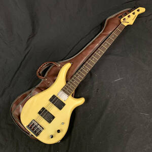 Fernandes フェルナンデス FRB エレキベース Electric Bass Serial No.5110024 ホワイト系 ソフトケース付 ★ 簡易検査品