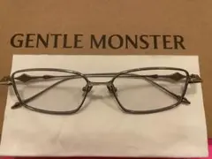 GENTLE MONSTERメガネ シルバー atomic 02