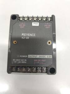 送料無料g25404 KEYENCE キーエンス AC電源ユニット KZ-U2 24V DC 0.8A 建築材料 住宅設備 電材 配電用品 ジャンク