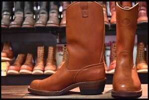 【8.5E DEAD 旧ロゴ 95年】WESCO ウエスコ カスタムウエスタンボス 赤茶 モリソン ダブルレザーソール プルオン ペコス ブーツ HOPESMORE