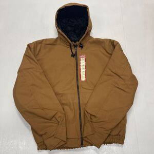 L ブラウン ダック 新品 レッドキャップ RED KAP ダックフードジャケット JD20 Blended Duck Zip-Front Hooded Jacket カーハート