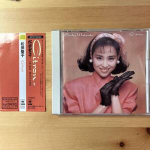 国内盤　CD 松田聖子　Citron　32DH-5040 帯付き　初版　旧規格