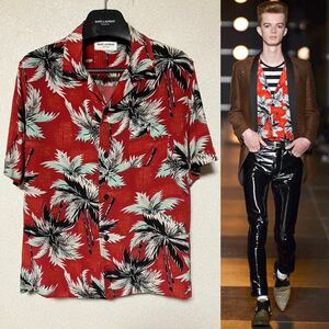 SAINT ＬＡＵＲＥＮＴ PARIS　2014SS　アロハ　シャツ　サンローラン