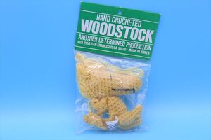 70s HAND CROCHETED WOODSTOCK/袋入り オーナメント/スヌーピー/ウッドストック/180023449