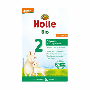 送料無料 ホレ Holle ヤギ オーガニック 粉ミルク Step 2 (6ヶ月～36ヶ月) 400g 