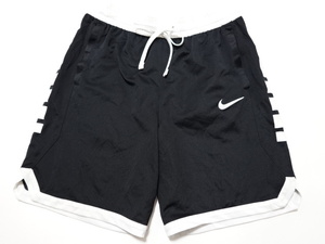 ■1026■ナイキ NIKE DRI-FITストライプエリートショート XL バスケパンツ AJ3905●