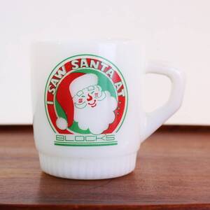 【送料無料】美品! 60～76年頃 ファイヤーキング リブボトム I saw SANTA at BLOCK