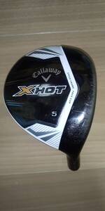 Callaway キャロウェイ　X-HOT ５W 19度　ヘッドのみ　シャフトなし　ヘッドカバーなし　中古品