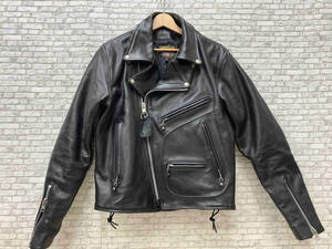 VANSON Leathers バンソンレザーズ ダブルライダースジャケット 76388A**06 レザージャケット 革ジャン USA製 メンズ 42 ブラック