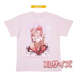 【送料無料】パワー マキマ バックグラフィック Tシャツ XLサイズ チェンソーマン 原作 ジャンプショップ フルグラフィック ナース 