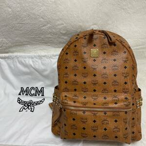 エムシーエム(MCM) ヴィセトス リュック　バックパック PVCレザー MMK3AVE39CO001 ライトブラウン　サイズ　ラージ