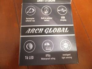 ＆未使用品！ARCH-GLOBAL LEDライト　AR800-1