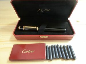 Cartier 万年筆 ブラック カルティエ