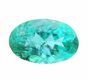 3483【ネオンカラー】 パライバトルマリン ルース 0.23ct てり良好 青緑 Quintos,ブラジル : 瑞浪鉱物展示館 【送料無料】