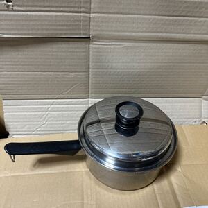 あ-7682）AMWAY QUEEN 片手鍋 18/8 STAINLESS STEEL U.S.A. 中古現状品