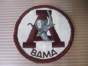 80s bama エロ パロディ ゾウ興奮 刺繍ワッペン パッチ/サーカス