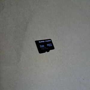 SUPER TALENT micro SDカード　2GB メモリーカード