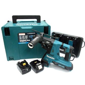 マキタ Makita HR282DZK 28mm 36V 18V+18V 6Ah 充電式 ハンマドリル ケース バッテリ×2 2口充電器 フルセット ビット付き