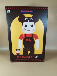 BE@RBRICK 不二家のミルキー　ペコちゃんチョコレートミルキー　100%&400% メディコムトイ