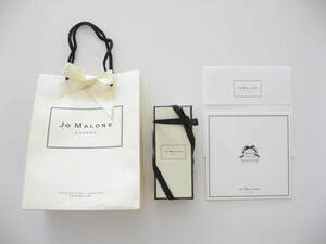 JO MALONE LONDON　ショップバッグ　メッセージカード　箱　ジョーマローン　ロンドン　プレゼント　ギフト　紙袋　リボン