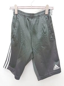 ◇ Θ adidas アディダス 青タグ　90S　サイドライン ジャージ　ハーフパンツ サイズS ブラック レディース P