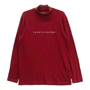 TOMMY HILFIGER GOLF トミー ヒルフィガーゴルフ ハイネック 長袖Tシャツ レッド系 XL [240101314629] ゴルフウェア メンズ