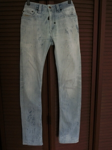 DIESEL ディーゼル THANAZ W28L32WASH0072L バックポケット刺繍 ITALY製 美品　即決！