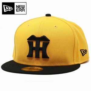 [ 7 3/8 ]阪神タイガース キャップ 応援 日本球団 NEWERA ニューエラ 5950 59FIFTY 黄色 13562219 エーゴールド×ブラック 