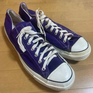 70s デッドストック CONVERSE チャックテイラー オリジナル パープル コンバース スニーカー オールスター USA製 ビンテージ 