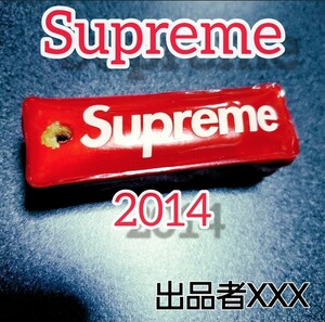 2014 Supreme ボックスロゴ Puffy Keychain boxLogo キーホルダー パフ 赤 レッド