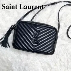 【美品】SAINT LAURENT ショルダーバッグ カメラバッグ 黒 YSL