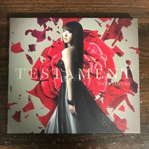 G012 中古CD100円 水樹奈々 TESTAMENT TVアニメ「戦姫絶唱シンフォギアAXZ」オープニングテーマ