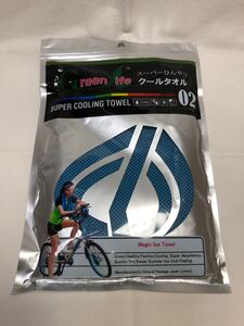 【新品】スーパーひんやりクールタオル 熱中症対策 アウトドア ライトブルー スポーツ