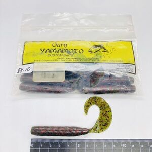 710094 新品 ゲーリーヤマモト 6インチ ジャンボグラブ １０本 シングルテール GARY YAMAMOTO JUMBO GRUB SINGLE TAIL #208 旧パッケージ