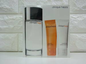 未開封未使用品 3点セット clinique happy クリニーク ハッピー パフューム 香水 100ml シャンプー 40ml コンディショナー 40ml 151M-05