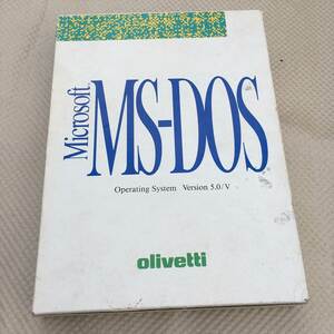 Olivetti Microsoft MS-DOS Ver5.0/V (DOSV機用MS-DOS)