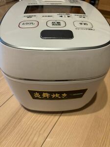 象印　炊飯器 NW-PS10 炎舞炊き　圧力IH炊飯ジャー　ホワイト　中古品　Zojirushi