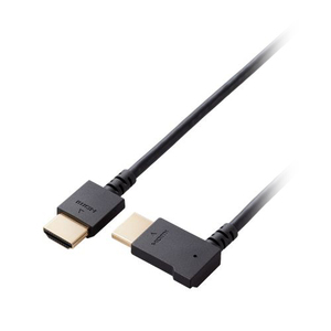 まとめ得 エレコム HDMI ケーブル HIGH SPEED with Ethernet L字 右向き 1.5m 4K 30Hz ブラック CAC-HD14EYR15BK x [2個] /l