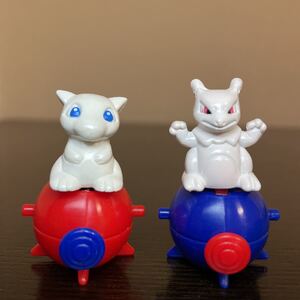 キャラダッシュ 004 ミュウ 010 ミュウツー 中古品 ポケモン フィギュア ポケットモンスター